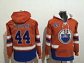 Edmonton Oilers #44 Kassian Orange All Stitched Hooded Sweatshirt,baseball caps,new era cap wholesale,wholesale hats